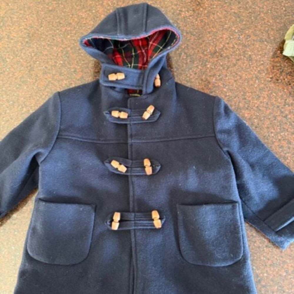 Vintage toddler Fieldstone double-breasted wool toggle duffle